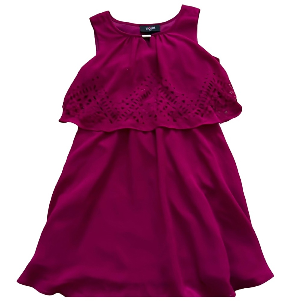 I.n. Girl size 7 girls’ dress, plum.